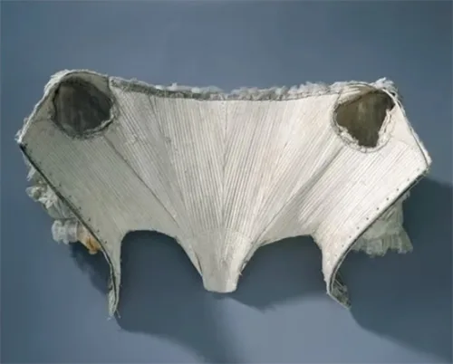 rigid bodice, heavily boned