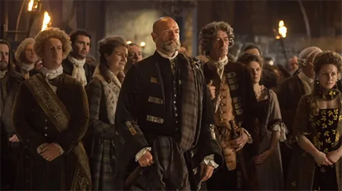 Movie costumes of Outlander series