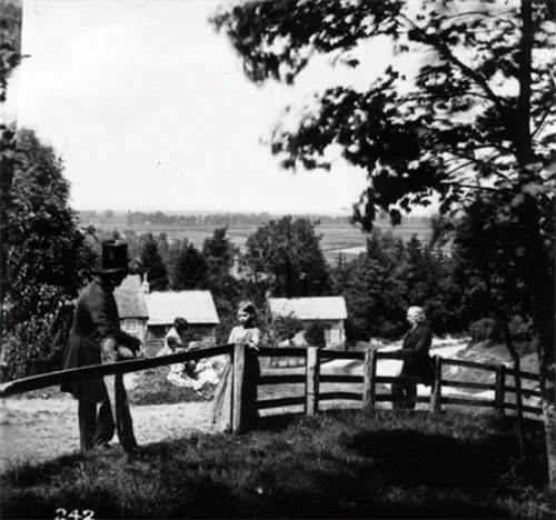 What did people wear in rural Victorian England in 1857