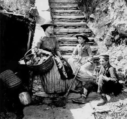 What did people wear in rural Victorian England in 1857