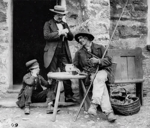 What did people wear in rural Victorian England in 1857