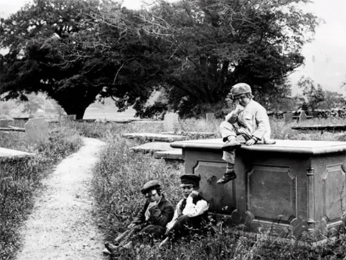 What did people wear in rural Victorian England in 1857