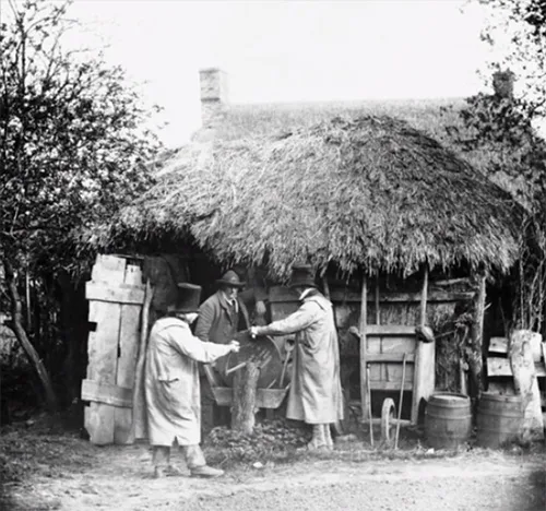 What did people wear in rural Victorian England in 1857