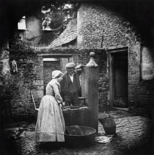 What did people wear in rural Victorian England in 1857