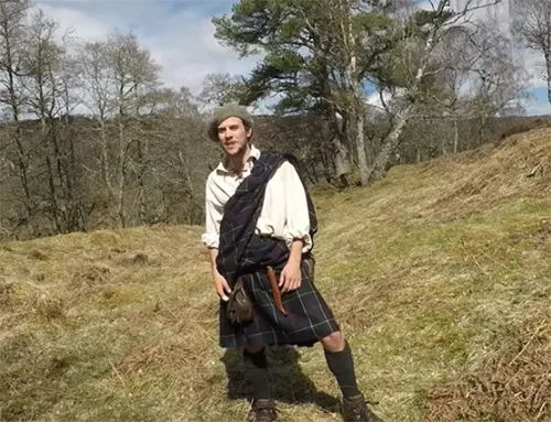 Scottish belted plaid or great kilt. The most multipurpose garment ever!