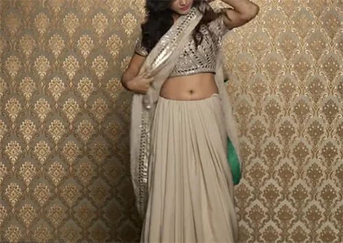 sari lehenga3