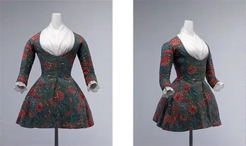 Dutch cotton caraco, 2nd half of 18th century