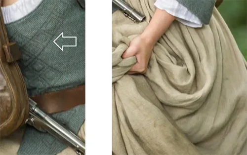 Movie costumes of Outlander series