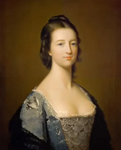 Elizabeth Gunning by Scottish artist Gavin Hamilton, 1752