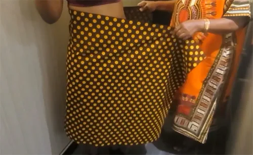 How to wear African Swazi female traditional costume