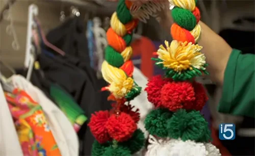 Mexican folklórico costume making