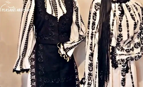 Romanian embroidery and female traditional clothing from Transylvania