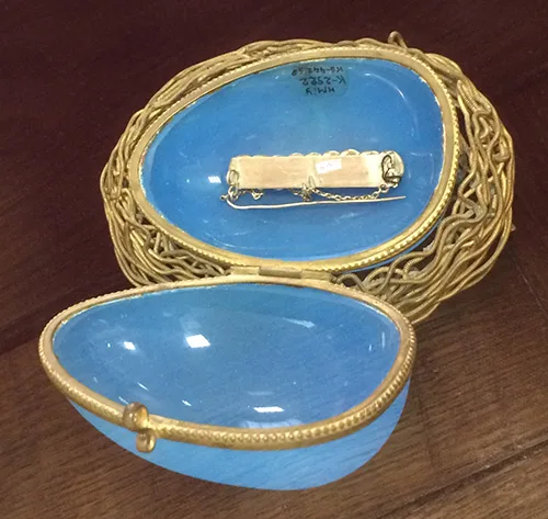 Set of Easter-themed jewelry boxes late 19th – early 20th century Western Europe