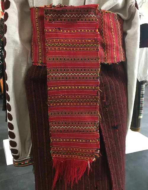 wide hand-woven belt from Ukraine