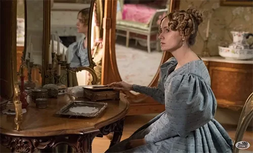 Women’s stage costumes in Gentleman Jack: Ann Walker and others