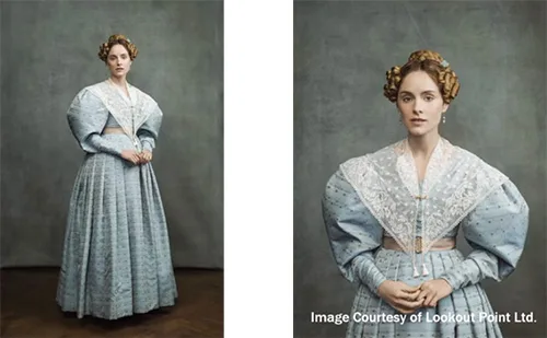 Women’s stage costumes in Gentleman Jack