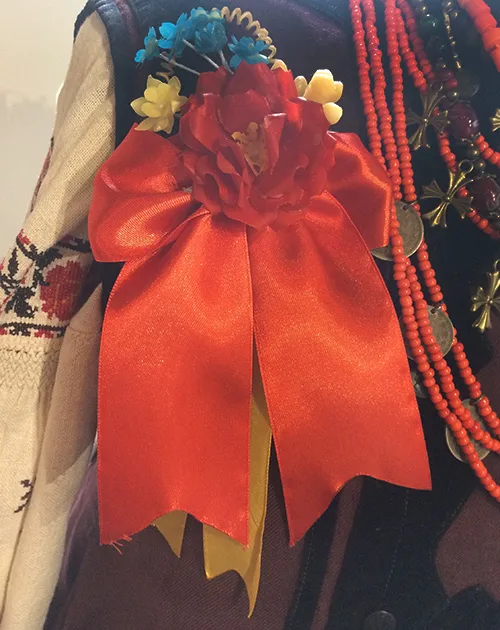 Authentic women’s attire from Kyiv region (capital of Ukraine), late 19th – early 20th century