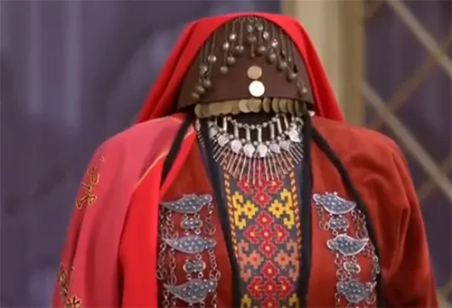 Armenian clothing traditions. Details of Armenian male and female folk costumes