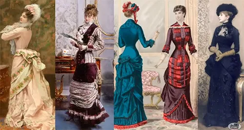 Crimson Peak stage costumes and their real-life historical equivalents
