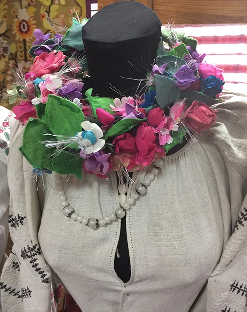 Ukrainian traditional wedding wreath
