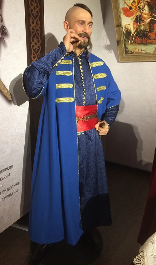 Modern replica of Ukrainian Cossack costumes