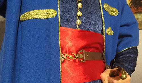 Modern replica of Ukrainian Cossack costumes