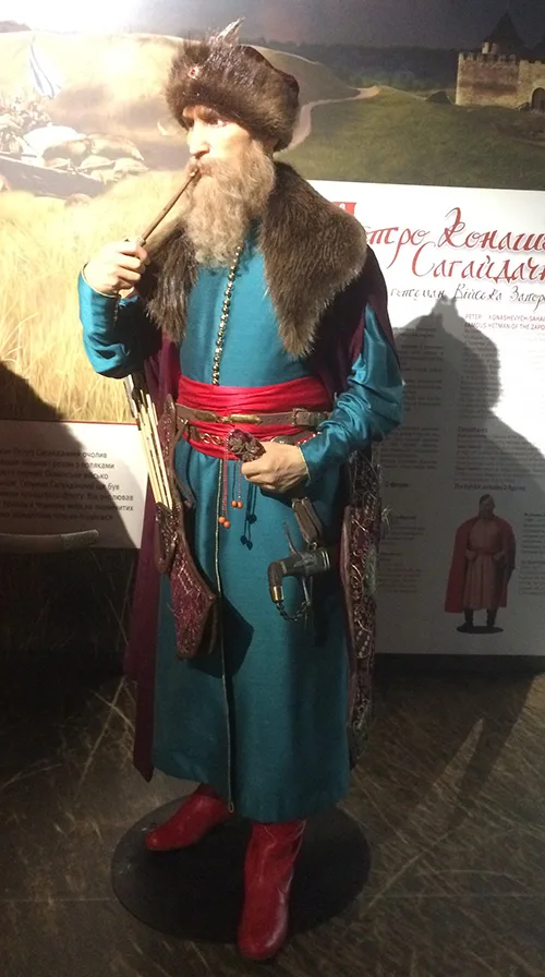 Modern replica of Ukrainian Cossack costume