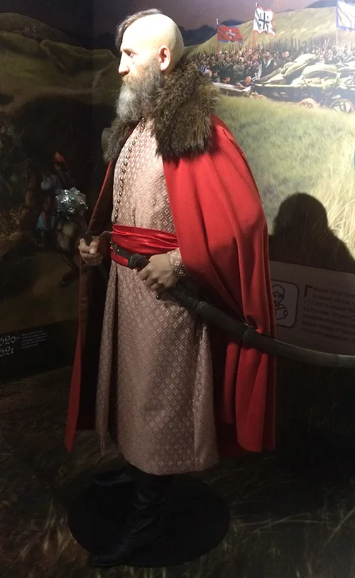 Modern replica of Ukrainian Cossack costume
