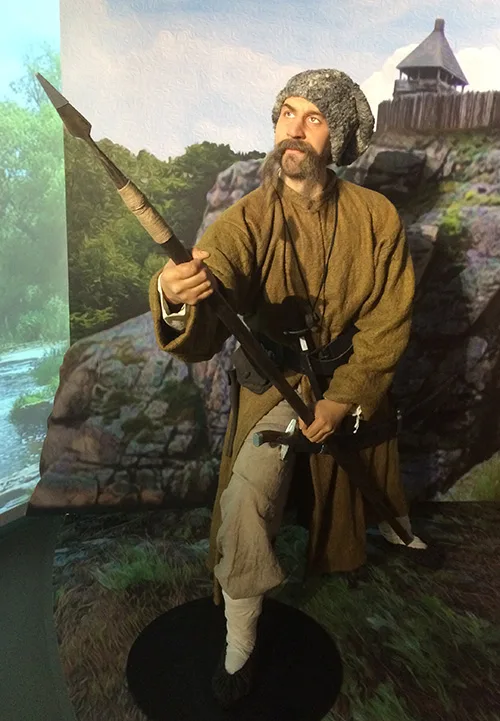 Modern replica of Ukrainian Cossack costumes