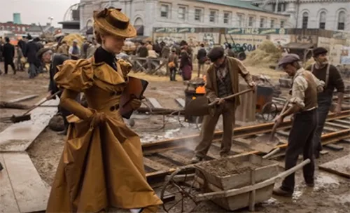 Crimson Peak stage costumes. Delicate and ornate gowns of Edith Cushing