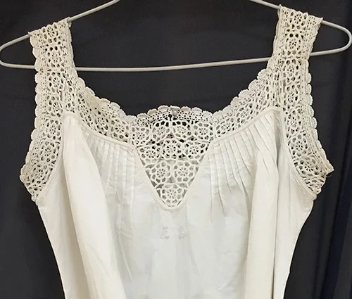 Women’s lace nightgown 19th century