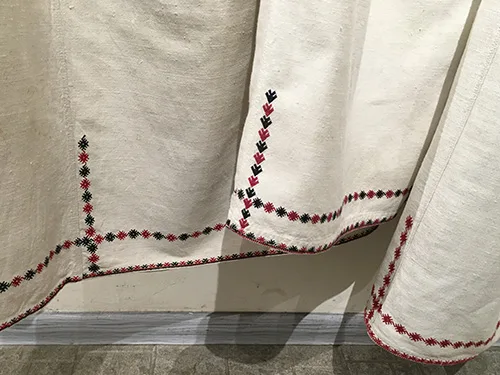 Traditional Ukrainian embroidery from Podillia region