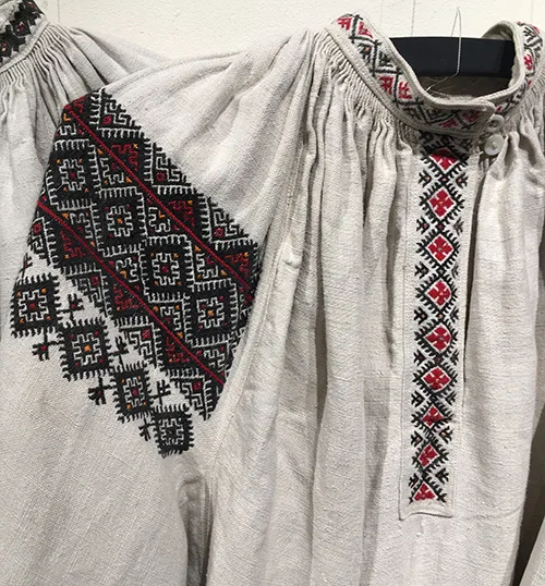 authentic Ukrainian embroidered shirt from Podillia region