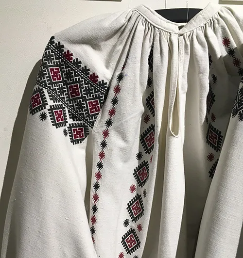 vintage Ukrainian embroidery from Podillia area