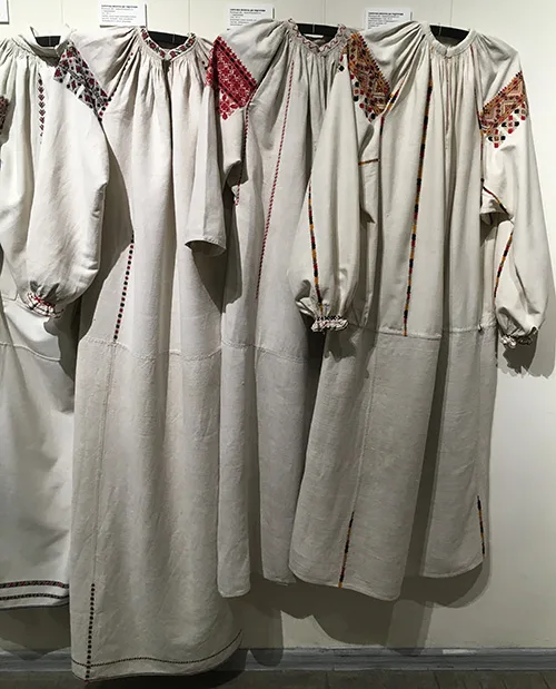 Ukrainian folk embroidered shirts from Podillia area