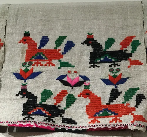 Ukrainian embroidered ceremonial towels