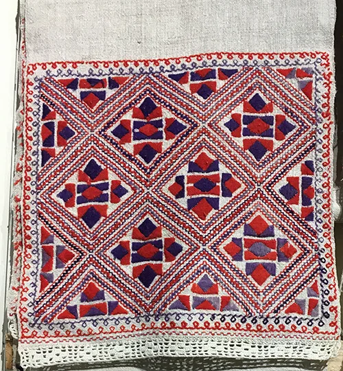 Ukrainian embroidered ceremonial towels