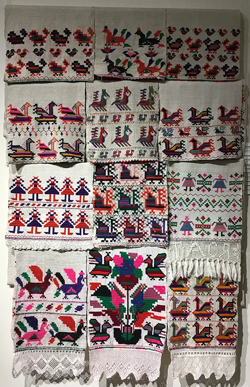 Ukrainian embroidered ceremonial towels