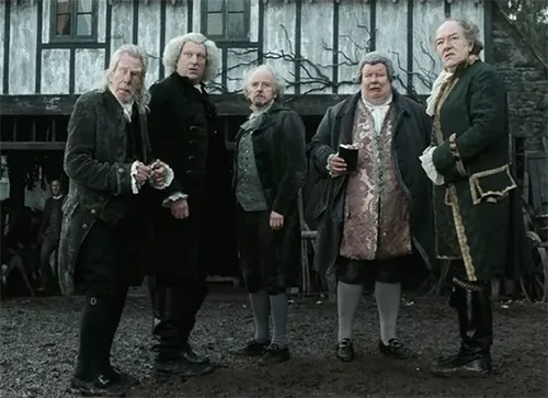 Stage costumes in Sleepy Hollow movie