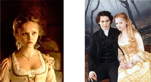 Stage costumes in Sleepy Hollow movie