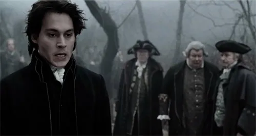 Stage costumes in Sleepy Hollow movie