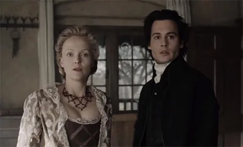 Stage costumes in Sleepy Hollow movie