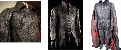 Stage costumes in Sleepy Hollow movie