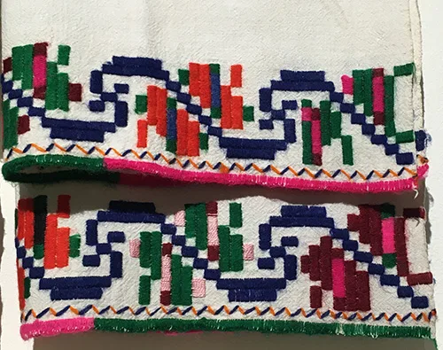 Ukrainian embroidered wedding kerchiefs