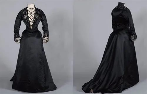 late-19th-century French gown