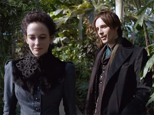 Movie costumes of Vanessa Ives from Penny Dreadful series