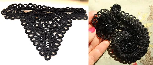 Victorian soutache appliques
