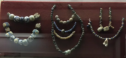 Oldest beaded necklaces found on Ukrainian land. Some of them date back to the 11th century B.C.