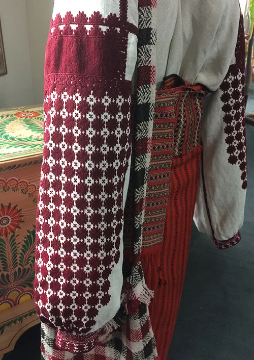 Ukrainian vintage embroidered shirt