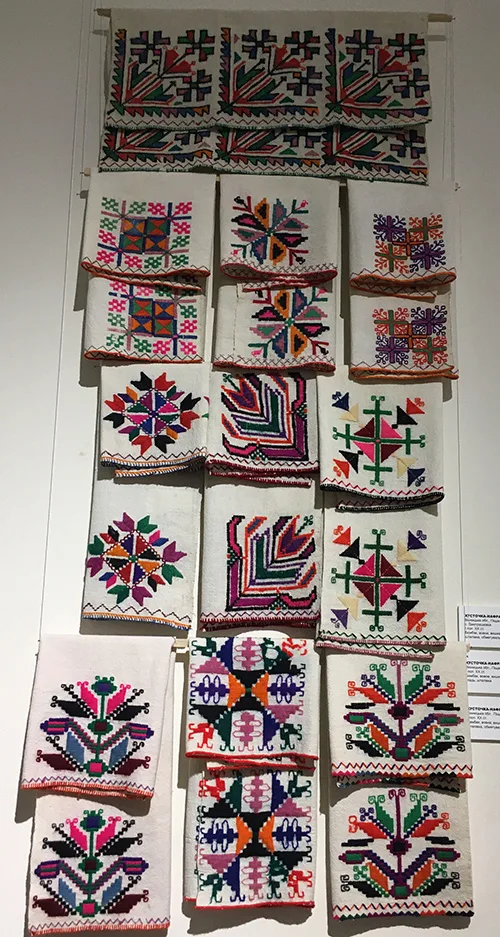 Ukrainian embroidered wedding kerchiefs